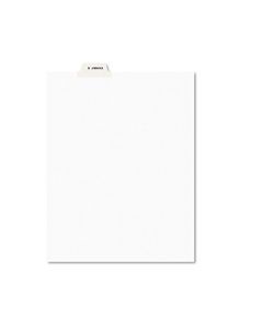 Avery 12392 Avery-Style Preprinted Legal Bottom Tab Dividers Exhibit S Letter (Pack of 25) 12392