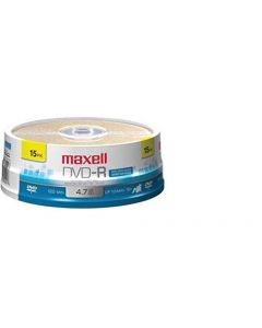 Maxell 638006 DVD-R 4.7 Gb Spindle with 2 Hour Recording Time and Superior Recording Layer Technology with 100 Year Archival Life 638006