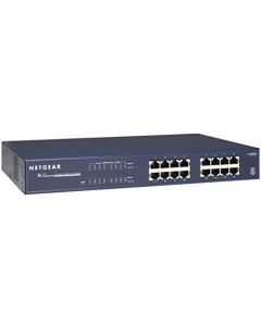 NETGEAR 16-Port Gigabit Ethernet Unmanaged Switch (JGS516) - Desktop/Rackmount and ProSAFE Limited Lifetime Protection JGS516NA