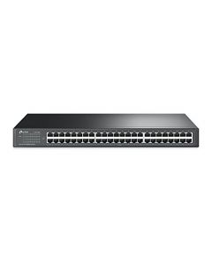 TP-Link 48-Port Fast Ethernet Unmanaged Switch | Plug and Play | Rackmount | Metal | Fanless | Limited Lifetime (TL-SF1048) TL-SF1048