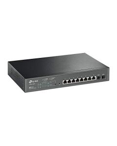 TP-Link Jetstream 8 Port Gigabit Poe Switch | Smart Managed | 8 Gigabit Poe+ Port + 2 SFP 116W | Up to 512 Vlan | 8K Mac Table | L2/L3/L4 Qos | Link Aggregation(T1500G-10Mps) T1500G-10MPS