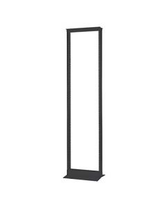 C2G 2-Post 45U Open Frame Server Rack - Supports 750lbs Of Network & IT Equipment - Includes 50 Panel Mounting Screws - Self Squaring & Self Supporting Design With EIA Hole Pattern - Black 14588