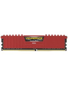 Corsair CMK4GX4M1A2400C16R Vengeance LPX 4GB (1 x 4GB) DDR4 DRAM 2400MHz (PC4-19200) C16 Memory Kit Red CMK4GX4M1A2400C16R
