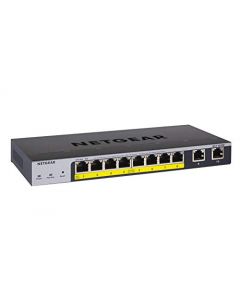 NETGEAR 52-Port Gigabit Stackable Smart Managed Pro PoE Switch Desktop/Rackmount and ProSAFE Lifetime Protection GS110TPP-100NAS