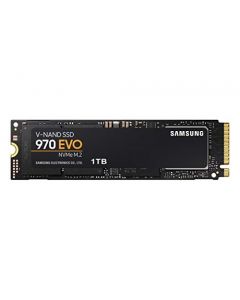 Samsung  (MZ-V7E1T0BW) 970 EVO SSD 1TB - M.2 NVMe Interface Internal Solid State Drive with V-NAND Technology Black/Red MZ-V7E1T0BW