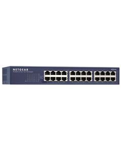 NETGEAR 24-Port Fast Ethernet 10/100 Unmanaged Switch (JFS524) - Desktop/Rackmount and ProSAFE Limited Lifetime Protection JFS524-200NAS