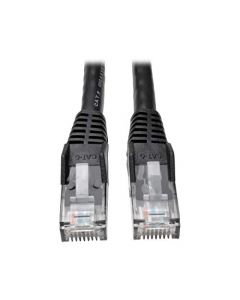 Tripp Lite Cat6 Gigabit Snagless Molded Patch Cable (RJ45 M/M) - Black 100-ft.(N201-100-BK) N201-100-BK