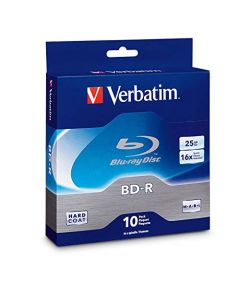 Verbatim BD-R 25GB 16X Blu-ray Recordable Media Disc - 10 Pack Spindle - 97238 97238