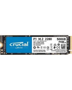 Crucial P1 500GB 3D NAND NVMe PCIe Internal SSD up to 2000MB/s - CT500P1SSD8 CT500P1SSD8