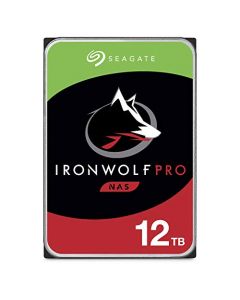 Seagate IronWolf Pro 12TB NAS Internal Hard Drive HDD – 3.5 Inch SATA 6Gb/s 7200 RPM 256MB Cache for RAID Network Attached Storage Data Recovery Service ST12000NE0008
