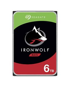 Seagate IronWolf 6TB NAS Internal Hard Drive HDD – CMR 3.5 Inch SATA 6Gb/s 5600 RPM 256MB Cache for RAID Network Attached Storage ST6000VN001