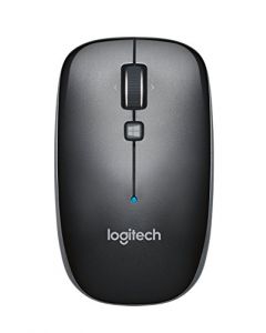 Logitech M557 Bluetooth Mouse – Wireless Mouse with 1 Year Battery Life Side-to-Side Scrolling and Right or Left Hand Use with Apple Mac or Microsoft Windows Computers and Laptops Gray 910-003971