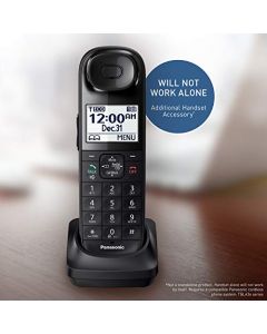Panasonic Cordless Phone Handset Accessory Compatible with KX-TGL432 / KX-TGL433 Series Cordless Phone Systems - KX-TGLA40B (Black) KX-TGLA40B