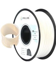 PRILINE Polycarbonate 1kg 1.75mm 3D Printer Filament Dimensional Accuracy +/- 0.03 mm,White PN-PCw
