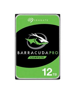 Seagate BarraCuda Pro 12TB Internal Hard Drive Performance HDD – 3.5 Inch SATA 6 Gb/s 7200 RPM 256MB Cache for Computer Desktop PC Laptop Data Recovery – Frustration Free Packaging (ST12000DM0007) ST12000DM0007