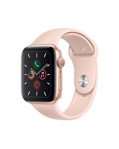Apple Watch Series 5 (GPS 44mm) - Gold Aluminum Case with Pink Sport Band MWVE2LL/A