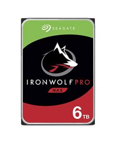 Seagate IronWolf Pro 6TB NAS Internal Hard Drive HDD – CMR 3.5 Inch Sata 6Gb/s 7200 RPM 256MB Cache for Raid Network Attached Storage Data Recovery Service ST6000NE0023