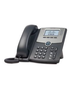 Cisco SPA504G 4-Line IP Phone with 2-Port Switch PoE and LCD Display Silver Grey (Power Supply not Included) SPA504G