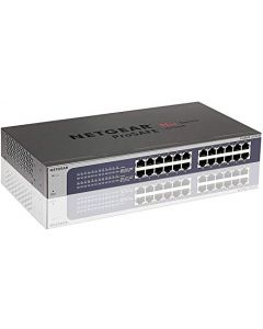 NETGEAR 24-Port Gigabit Ethernet Smart Managed Plus Switch (JGS524E) - Desktop/Rackmount and ProSAFE Limited Lifetime Protection JGS524E-200NAS