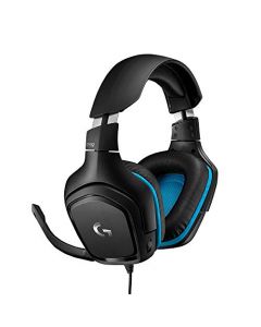 Logitech G432 DTS:X 7.1 Surround Sound Wired PC Gaming Headset (Leatherette) 981-000769
