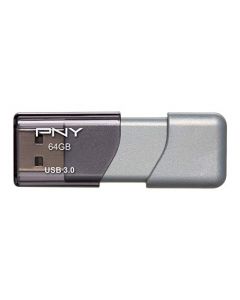 PNY 64GB Turbo Attaché 3 USB 3.0 Flash Drive - (P-FD64GTBOP-GE) P-FD64GTBOP-GE