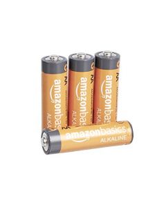 AmazonBasics AA 1.5 Volt Performance Alkaline Batteries - 4-Pack LR60B4