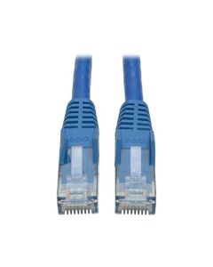 Tripp Lite Cat6 Gigabit Snagless Molded Patch Cable (RJ45 M/M) - Blue 7-ft.(N201-007-BL) N201-007-BL