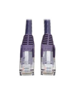 Tripp Lite Cat6 Gigabit Snagless Molded Patch Cable (RJ45 M/M) - Purple 7-ft.(N201-007-PU) N201-007-PU
