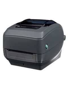 Zebra - GK420t Thermal Transfer Desktop Printer for labels Receipts Barcodes Tags and Wrist Bands - Print Width of 4 in - USB Serial and Parallel Connectivity - GK42-102510-000 GK42-102510-000