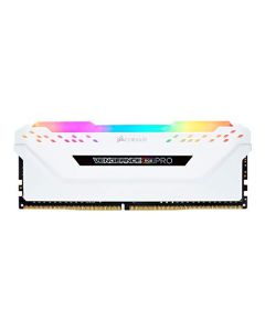 CORSAIR VENGEANCE RGB PRO 16GB (2x8GB) DDR4 3200MHz C16 LED Desktop Memory - White CMW16GX4M2C3200C16W