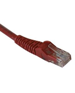 Tripp Lite Cat6 Gigabit Snagless Molded Patch Cable (RJ45 M/M) - Red 50-ft.(N201-050-RD) N201-050-RD