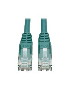 Tripp Lite Cat6 Gigabit Snagless Molded Patch Cable (RJ45 M/M) - Green 15-ft.(N201-015-GN) N201-015-GN