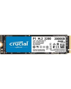 Crucial P1 2TB 3D NAND NVMe PCIe Internal SSD up to 2000MB/s - CT2000P1SSD8 CT2000P1SSD8