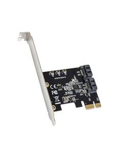 IO CREST 2 Port SATA III PCI-e 3.0 x1 Controller Card (Jmicro Chipset) Add Two SATA 3.0 Devices to Any PCIe Slot SI-PEX40148