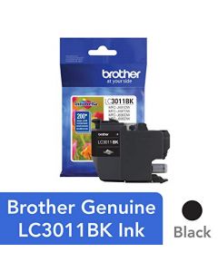 Brother Printer LC3011BK Singe Pack Standard Cartridge Yield Upto 200 Pages LC3011 Ink Black LC3011BK