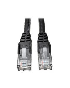 Tripp Lite Cat6 Gigabit Snagless Molded Patch Cable (RJ45 M/M) - Black 7-ft.(N201-007-BK) N201-007-BK