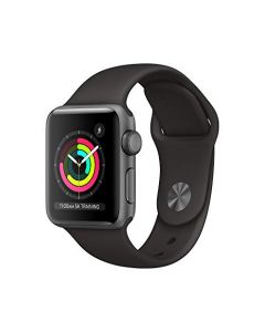 Apple Watch Series 3 (GPS 38mm) - Space Gray Aluminum Case with Black Sport Band MTF02LL/A