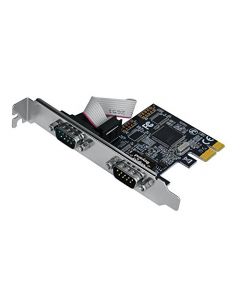 SIIG Legacy and Beyond Series 2 Port (Dual) Serial / RS-232 PCIe Card with 16C550 UART LB-S00014-S1