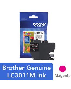 Brother Printer LC3011M Single Pack Standard Cartridge Yield Up to 200 Pages LC3011 Ink Magenta LC3011M