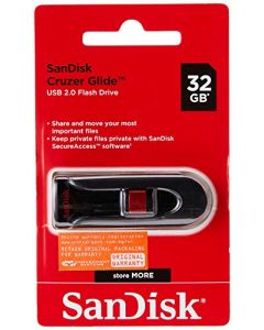 SanDisk 32GB Cruzer Glide CZ60 USB 2.0 Flash Drive - SDCZ60-032G-B35 SDCZ60-032G-B35