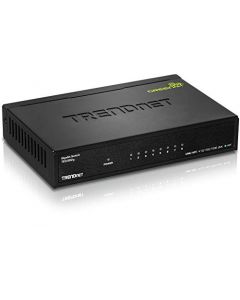 TRENDnet 8-Port Gigabit GREENnet Switch TEG-S82G Ethernet Splitter Ethernet/Network Switch 8 x 10/100/1000 Mbps Gigabit Ethernet Ports,16 Gbps Switching Capacity Metal Lifetime Protection TEG-S82G