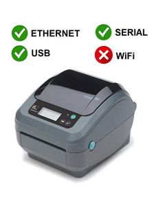 Zebra GX420D with Display Thermal Label Barcode Printer USB/Ethernet/Serial Connectivity GX42-202410-000 (Renewed) GX42-202412-000