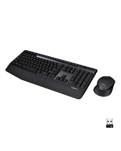 Logitech MK345 Wireless Combo Full-Sized Keyboard with Palm Rest and Comfortable Right-Handed Mouse - Black 920-006481