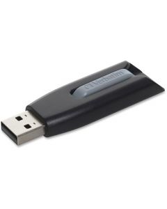 Verbatim 256GB Store n Go V3 USB 3.0 Flash Drive Gray 256GB Gray 1pk STORE N GO BLACK & GRAY 49168