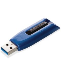 Verbatim 256GB Store n Go V3 MAX USB 3.0 Flash Drive 256 GBUSB 3.0 Blue, Black FLASH DRIVE BLUE