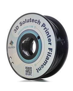3D Solutech Real Black 3D Printer PLA Filament 1.75MM Filament Dimensional Accuracy +/- 0.03 mm 2.2 LBS (1.0KG) - PLA175RBLK PLA175RBLK