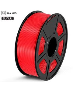 SUNLU PLA 3D Printer Filament PLA Filament 1.75mm Dimensional Accuracy +/- 0.02 mm 1 kg Spool PLA Red 1.75-PLA-Red