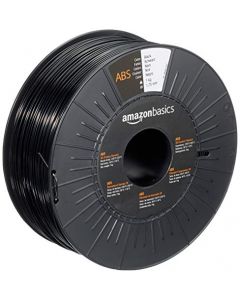 AmazonBasics ABS 3D Printer Filament 1.75mm Black 1 kg Spool ABS175bk1000