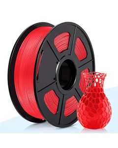 Red PLA 3D Printer Filament 1.75mm 1KG Spool(2.2lbs) Dimensional Accuracy +/- 0.02 mm,(Like Chilli Red)- NO Clogging PLA-Red