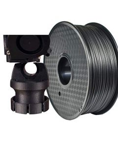 PRILINE Carbon Fiber Polycarbonate 1KG 1.75 3D Printer Filament Dimensional Accuracy +/- 0.03 mm 1kg Spool 1.75 mm,Black PN--carbon-fiber-PC